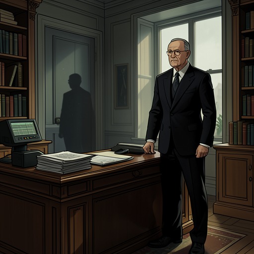 The Limits of Presidential Power from "Truman". This flow traces Truman’s understanding that presidential responsibility is immense but constitutionally bounded.