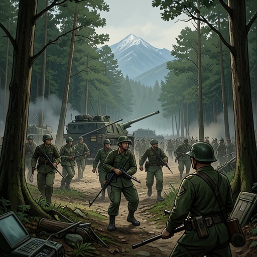 The Struggle over Korea’s Future from "Truman". This flow traces the war from invasion through retreat, renewed resistance, and the eventual armistice.