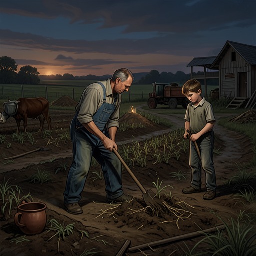 The Cost of Being a Farmer’s Son from "Truman". This flow traces how family duty repeatedly constrained Truman’s ambitions and then shaped his sense of responsibility.