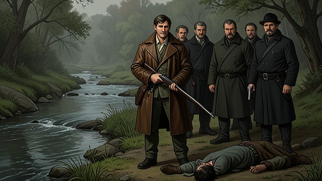 Death of Frederick Brown from "The Good Lord Bird". Frederick Brown’s death occurs when Reverend Martin’s armed party catches him alone near a creek and shoots him before he can defend himself.