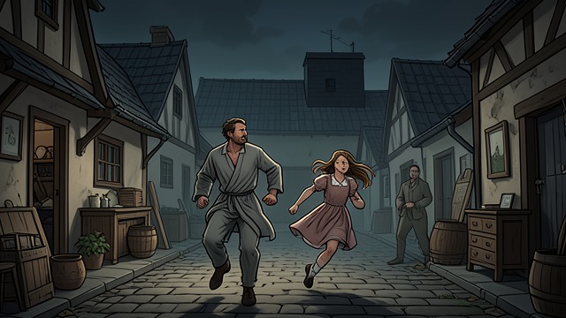 The Chase Becomes a Run from "Cat Person". The Chase Becomes a Run A last confrontation After Aaron decides to leave the village, knocking again circles his house.