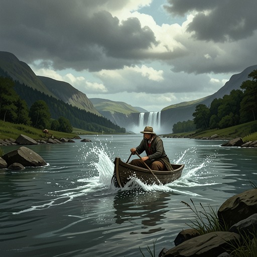 Water, Loss, and the Possibility of Forgiveness from "I Know This Much Is True". The novel returns to rivers, falls, ponds, and rain as images of grief, drowning, memory, and the possibility of moving forward without erasing the past.