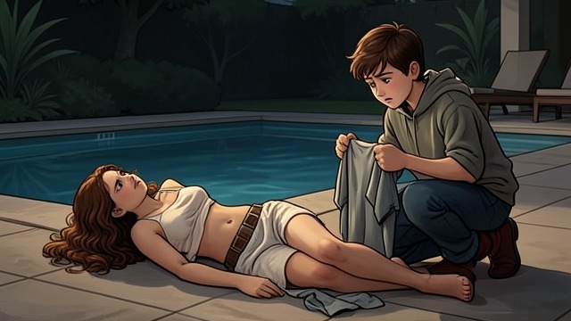 Unexpected Care from "The Kissing Booth". An Unfamiliar Kindness A Night Gone Wrong At a crowded party, Elle drinks too much, dances on a pool table, and nearly strips off to go swimming.