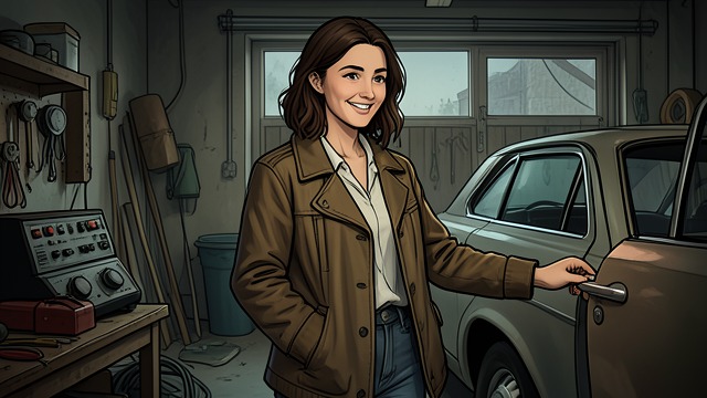 The First Car from "The Kissing Booth". A Step Toward Independence A Surprise Key Elle discovers that her father has bought her a second-hand Ford Escort.