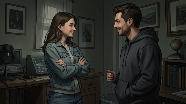 Noah Reconsiders from "The Kissing Booth". Care Learns to Step Back A Different Evening Noah lets Elle socialize at the costume party without warning her about every boy or criticizing her clothes.