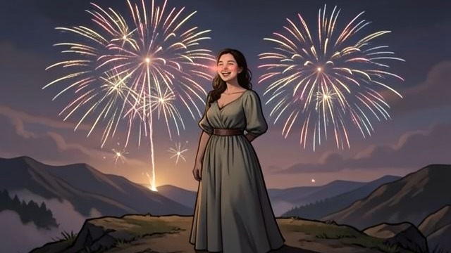 山顶上的真心告白,《亲吻亭》中的场景。终于承认爱意 害怕分手 诺亚提出想谈谈时,艾儿以为他可能因为大学生活即将开始而提出分手。在李的帮助下,她意识到自己之所以害怕,是因为她爱着诺亚。 彼此告白 在山顶公园观景台,诺亚在烟火下向艾儿表白。艾儿也用同样的话回应,并接受了他们的感情是真实的,尽管两人的未来仍不确定。 这次告白让她不再试图把爱意伪装成一时的迷恋。