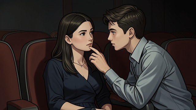 A First Date with No Obligation from "The Kissing Booth". Learning What She Wants A New Experience Elle accepts Cody’s invitation and spends an evening at the cinema with him.