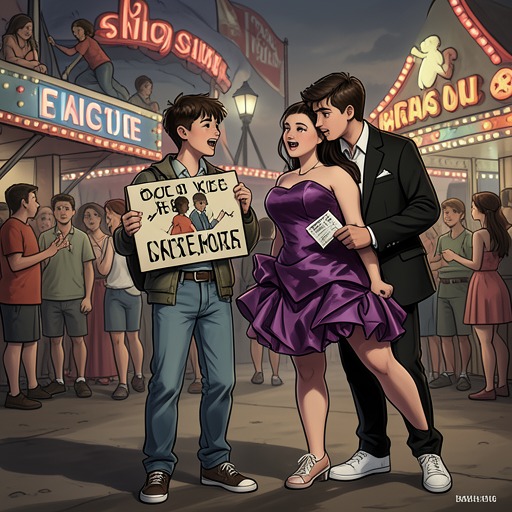 The Carnival Fundraiser from "The Kissing Booth". This thread traces how Elle and Lee invent a kissing-booth fundraiser, turn it into a successful school event, and unintentionally set the romance in motion.