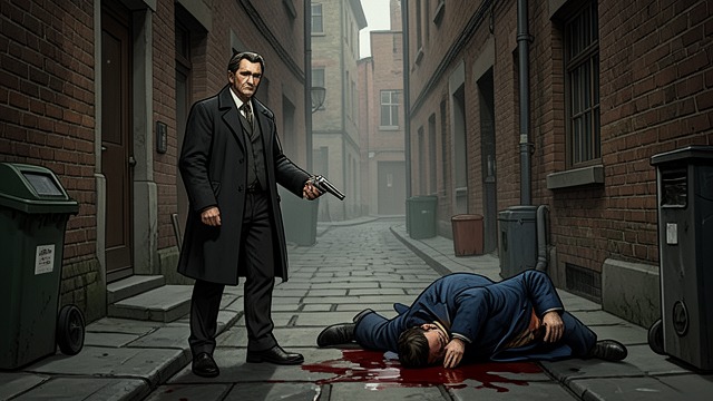 The Feud Ends in Death from "The Luminaries". The Feud Ends in Death A shot in the alley Shepard intercepts Ah Sook outside the Crown and kills him before he can reach Carver.