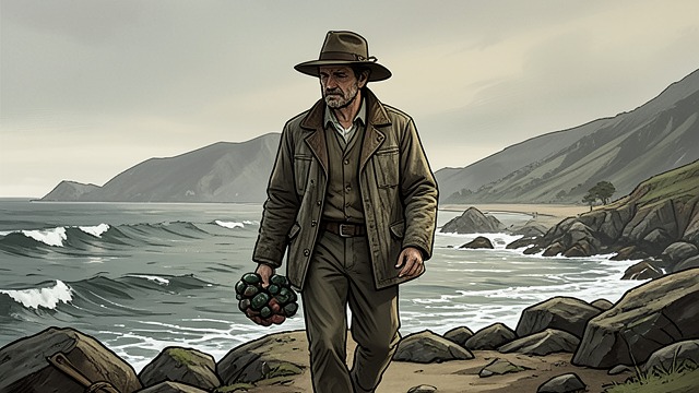 A Hunter of Pounamu from "The Luminaries". A Hunter of Pounamu Skill and identity Te Rau Tauwhare travels the West Coast in search of pounamu and knows the Arahura intimately.