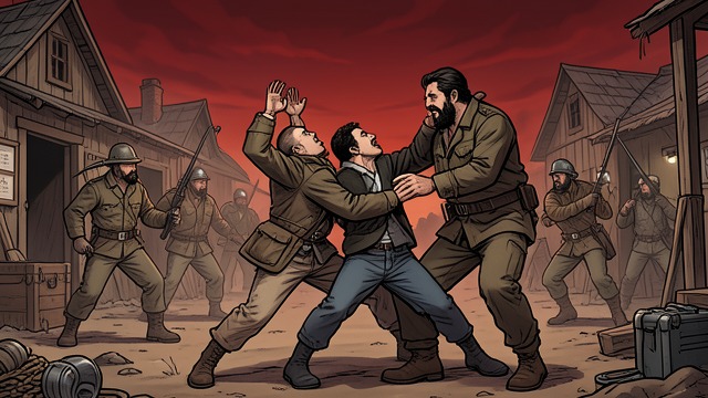 Violence and Reassignment from "The Luminaries". Violence and Reassignment A mistaken arrest Searchers attack Quee while looking for Ah Sook, then dismiss his identity when they realize he has no pistol.
