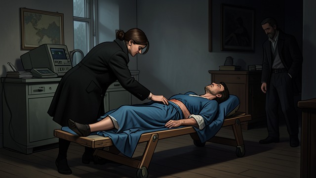 A Rescue in Sydney from "The Luminaries". A Rescue in Sydney A wounded stranger is nursed After Ah Sook is beaten at the White Horse Saloon, Margaret Shepard secretly tends his injuries and brings him…