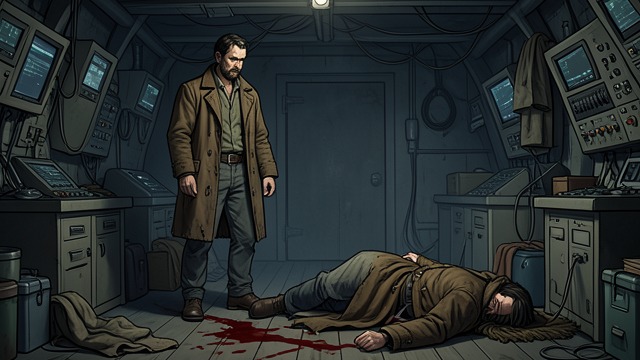 A Passenger Appears in the Hold from "The Luminaries". A Passenger Appears in the Hold Moody opens the crate While recovering his case, Moody discovers a figure inside Lauderback’s crate.