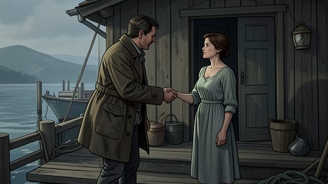 A Welcome at the Gridiron from "The Luminaries". A Welcome at the Gridiron Clinch offers protection Edgar Clinch meets Anna at Gibson Quay, gives her a room, and accepts a promise of payment on her behalf.