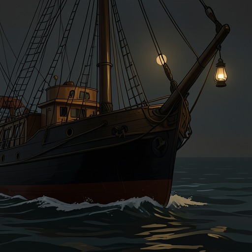 The Salvage Ship and Its Cargo from "The Luminaries". This thread follows Godspeed from its disputed sale through wreck, recovery, and the cargo mix-up that connects Moody to the larger mystery.