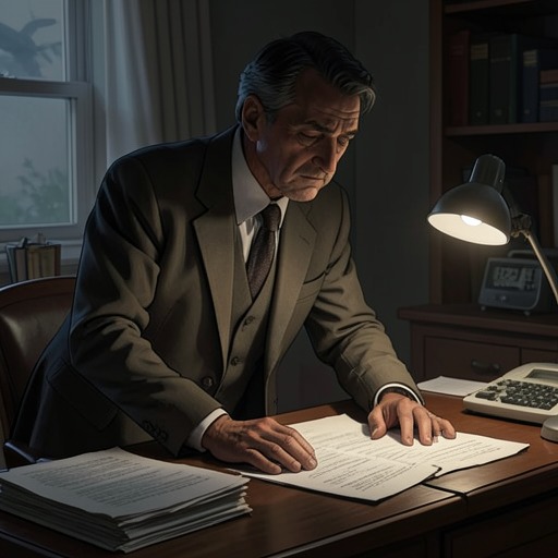 Löwenthal’s Evidence and Editorial Conscience from "The Luminaries". This thread follows Benjamin Löwenthal as a newspaper editor whose memory, ethics, and public writing repeatedly influence the investigation.