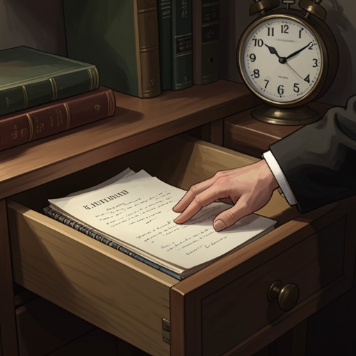 The Hidden Signature and Its Consequences from "The Luminaries". This thread follows the gift deed from an unsigned promise to Anna’s forgery, investigation, courtroom dispute, and contested payment.