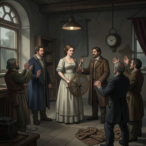 The Wheel, the Chart, and Shared Destiny from "The Luminaries". This thread follows fortune-telling as both commercial performance and a genuine framework through which characters imagine connection.