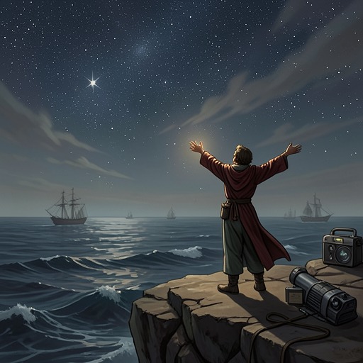 The Sound of the Stars and the Sea from "The Luminaries". This thread follows the novel’s recurring movement between celestial order, maritime danger, and the human desire to find a pattern.