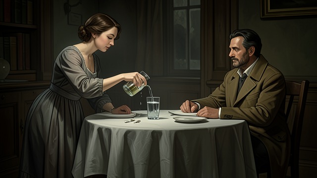 Care After Rescue from "The Hidden Staircase". The Bond in Practical Form Water and Comfort Nancy cuts Carson loose and brings him water when he says he is weak and thirsty.