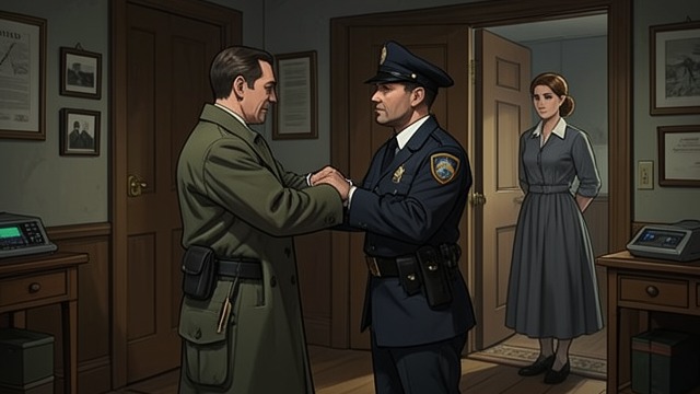 Arrest and Confession from "The Hidden Staircase". The Scheme Collapses Extortion Interrupted Nancy and the sheriff find Nathan threatening Carson.