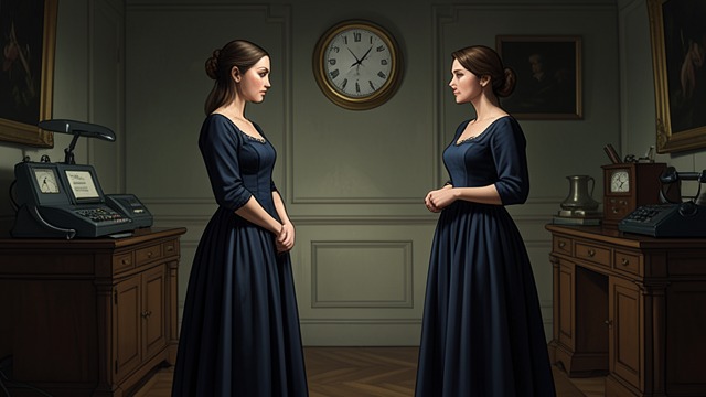 Fear and Reassurance from "The Hidden Staircase". A Sister’s Absence Leaving Floretta Behind Rosemary says Floretta dislikes being alone at night and did not want her to leave.