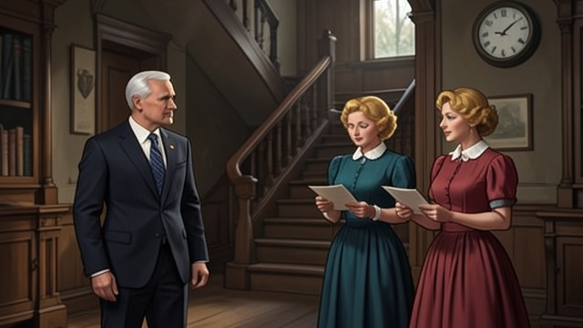 The Offer Returns from "The Hidden Staircase". Fear Meets a Deadline A Renewed Proposal Nathan visits the sisters and repeats his offer to buy The Mansion.