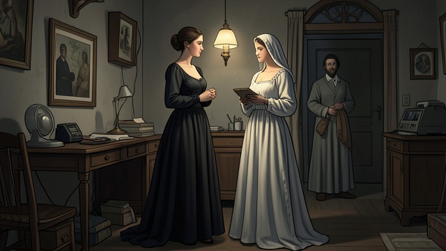 An Introduction Through Abigail from "The Hidden Staircase". A Trusted Introduction Abigail’s Recommendation Abigail praises Nancy’s earlier assistance and encourages Rosemary to seek her help.