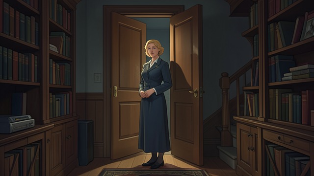 The Midnight Alarm from "The Hidden Staircase". Fear Beside Nancy Reluctant Investigation After the cry, Floretta is afraid to go downstairs. She follows only because being left alone feels worse.