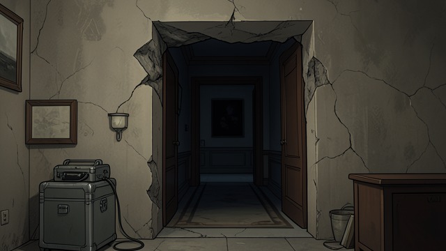 The Passage as Physical Proof from "The Hidden Staircase". A Demonstrable Connection Access Explained The passage shows how an intruder could enter locked rooms without using doors or windows.