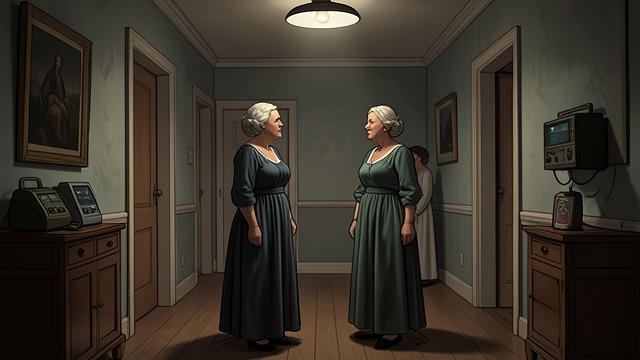 The Cry in the Night from "The Hidden Staircase". Fear Draws Them Together A Shared Search After the scream, Rosemary and Floretta leave their rooms and gather with Nancy in the corridor.