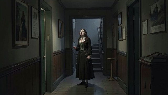 Nancy Encounters the Cry from "The Hidden Staircase". Terror in the Dark A Sudden Scream A thud and a blood-curdling cry wake Nancy. In darkness, the sound seems to confirm the sisters’ fears.