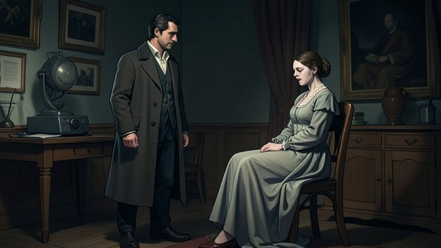 Kidnapping Replaces Argument from "The Hidden Staircase". Coercion Escalates A False Emergency Nathan lures Carson away from the station by claiming Nancy has been injured.