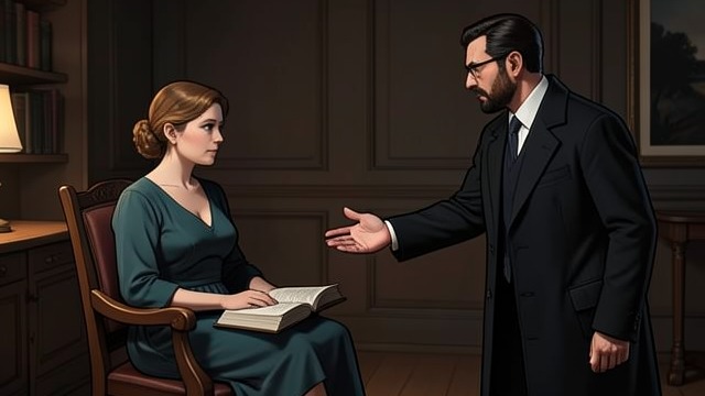 Restless for Adventure from "The Hidden Staircase". Curiosity Before the Case An Impatient Reader Nancy abandons her book and admits that she wants another adventure.