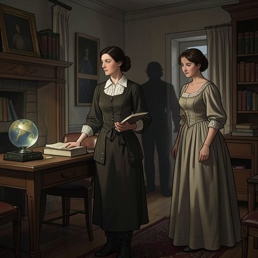 Floretta Turnbull’s Fear from "The Hidden Staircase". Floretta’s acute fear gives the haunting its emotional force, yet she ultimately participates in the investigation and regains her treasured possessions.