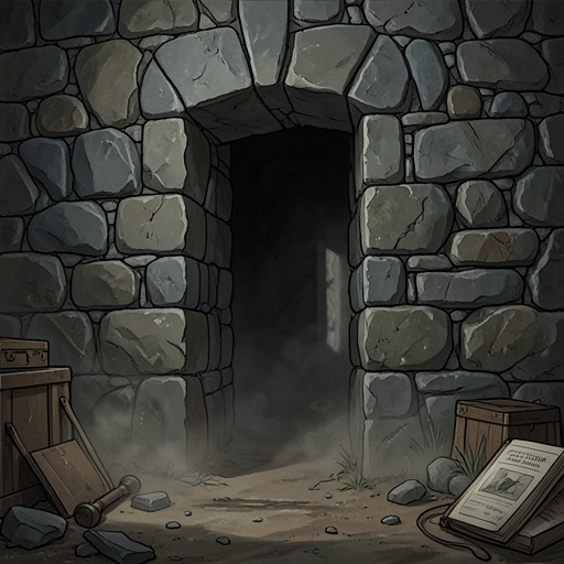 The Secret Passage as Clue from "The Hidden Staircase". The concealed architecture shifts from a forgotten family feature to the explanation for the mystery and the route that makes the rescue possible.