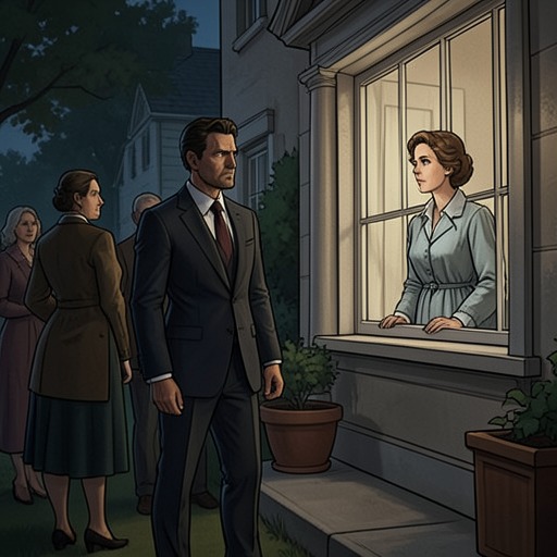 The Scheme Against The Mansion from "The Hidden Staircase". Nathan’s effort to acquire The Mansion cheaply escalates from intimidation and theft into a campaign that nearly drives its owners away.