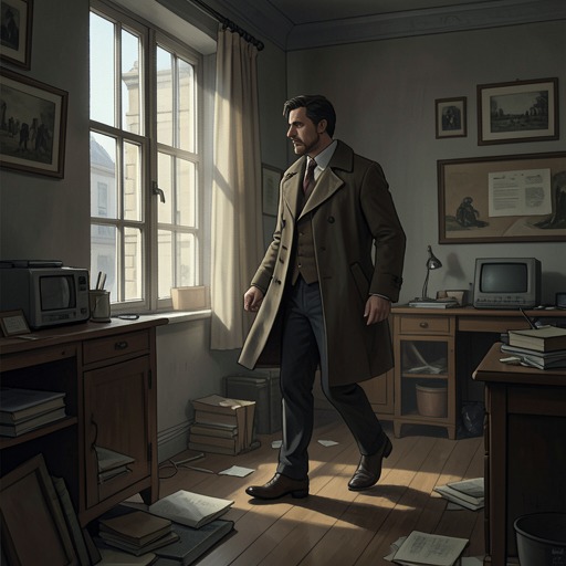 Fear Versus Investigation from "The Hidden Staircase". The story’s central tension shifts from supernatural fear to investigative explanation, showing how uncertainty can empower an intruder.