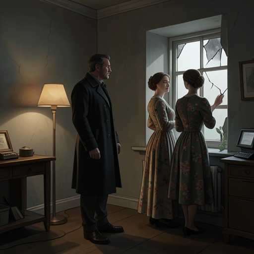 The Missing Telegram from "The Hidden Staircase". A communication failure separates Nancy and Carson, exposes the danger of Nathan’s interference, and delays their reunion until the rescue.