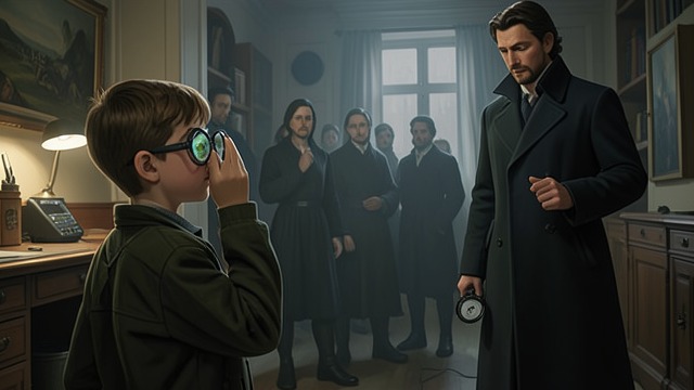 A View Through the Lenses from "Momo". A View Through the Lenses The Gray Men Exposed Using the Omnivision Glasses, Momo sees the Gray Men gathering and hears from Professor Hora that they feed on…