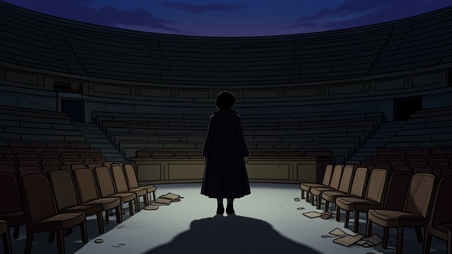 The Empty Amphitheater from "Momo". The Empty Amphitheater An Unexpected Absence Momo waits for her friends, expecting them to appear after a short separation.