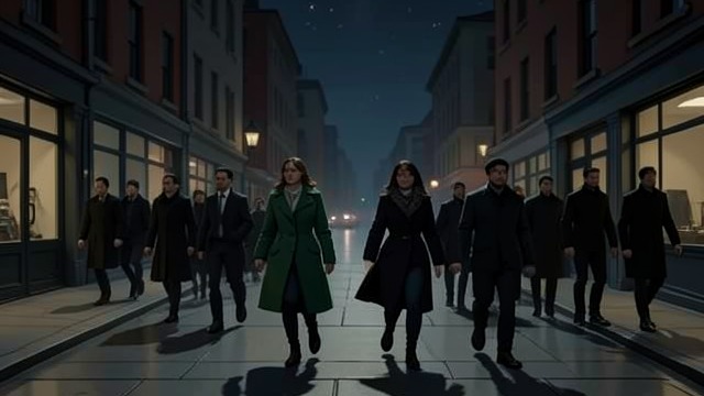 A Route Through Pursuit from "Momo". A Route Through Pursuit Foreknowledge at Work Cassiopeia leads Momo through streets, buildings, and passages while the Gray Men search for them.