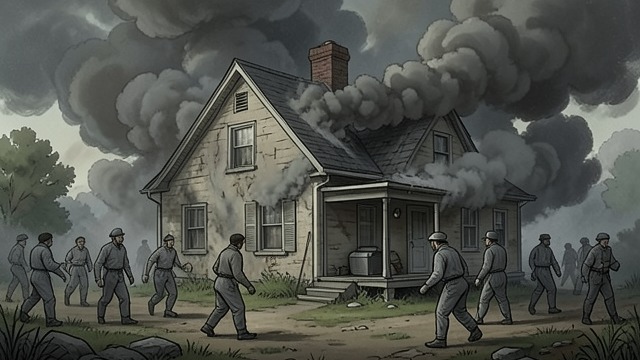 The Gray Wall from "Momo". The Gray Wall Smoke Around the House Professor Hora explains that the Gray Men have surrounded Nowhere House with smoke from their cigars.
