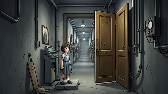 Doors Opened from "Momo". Doors Opened A Necessary Preparation Momo opens the small door bearing Professor Hora's name and then forces open the bronze entrance to Never Lane.