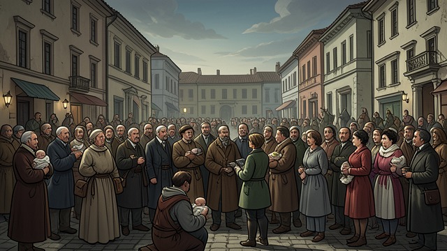 Old Faces Reappear from "Momo". Old Faces Reappear A Community Reassembled Nino and Liliana arrive with their baby, while Salvatore and Momo's regular visitors join the children.