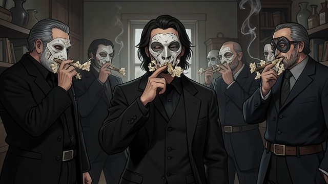 Petals Become Cigars from "Momo". Petals Become Cigars Dead Time Sustains the Thieves The Gray Men dry the petals of stolen flowers and roll them into cigars.