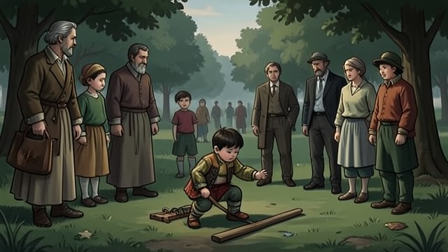 Children Left Until Last from "Momo". Children Left Until Last A Commandment Exposed The Gray Men's judges say children are natural enemies and cite a sacred rule to leave them until last.