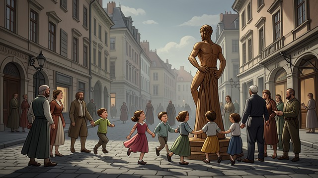 A Future Open to Play from "Momo". A Future Open to Play Present Needs Recognized Children play in the streets again, while adults allow them space and sometimes join in.
