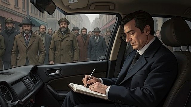 A Hidden Presence from "Momo". A Hidden Presence Agents Without Notice The Gray Men appear in limousines, restaurants, and public buildings, recording details in notebooks while remaining…