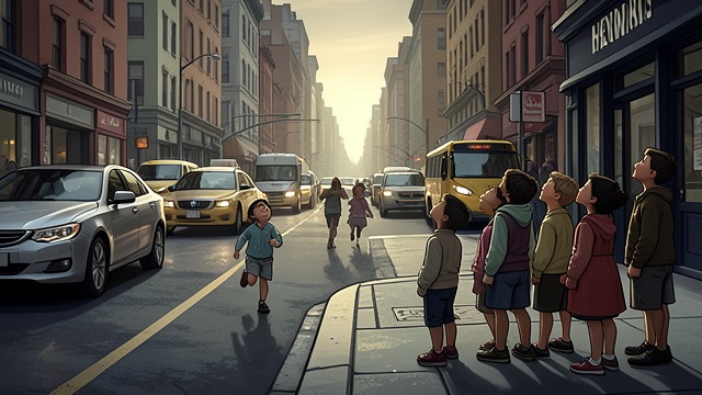 The Old Games Return from "Momo". The Old Games Return Freedom in the Streets When stolen hours return, children play in the streets while drivers wait and sometimes join them.